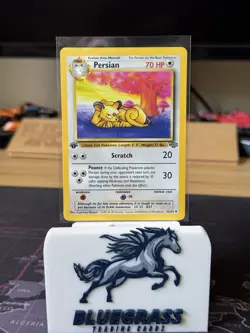 Persian 42/64 Pokemon Jungle 1st Edition WotC Regular Non Holo - Image 1