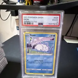 Pokemon Snom PSA 4 #029/072 Shining Fates 2021 English Regular Common - Image 1