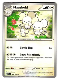 Maushold 168/193 Uncommon Paldea Evolved Pokemon Near Mint - Image 1
