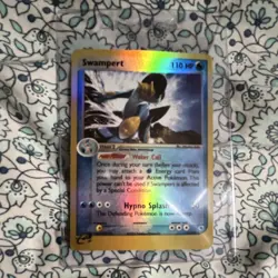 Pokemon TCG Swampert 13/109 EX Ruby & Sapphire Holo Rare 110 HP English 2003 - Image 1