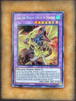 Yugioh Gaia the Magical Knight of Dragons MP21-EN124 Secret Rare 1st Ed NM - Image 1