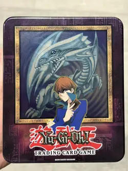 Yu-Gi-Oh 2003 Collectible Tin Kaiba Blue-Eyes White Dragon Empty Tin Only - Image 1