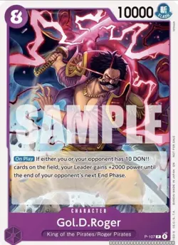 Gol.D.Roger (Store Tournament 2025 Vol. 4) [OP-PR - P-107] - NM TCG One Piece - Image 1