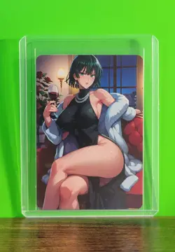 FUBUKI One Punch Man Waifu Goddess Prismatic Refractor Card CUSTOM MADE - Image 3