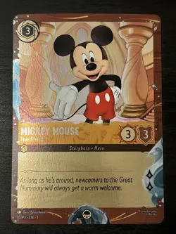 Mickey Mouse - True Friend (Disney Cruise Promo) 10 Disney Lorcana Promo Nm - Image 1