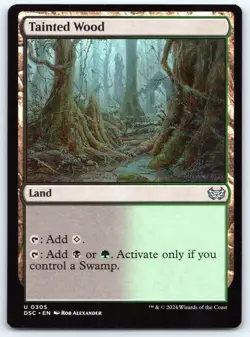 Tainted Wood - Commander: Duskmourn: House of Horror - MTG - Near Mint - Image 1