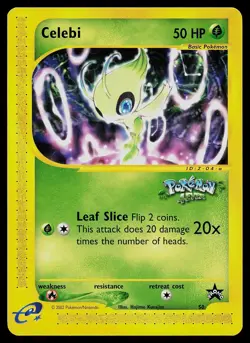 Pokemon Card - Celebi WoTC 50 Pokemon 4Ever Promo - Image 1