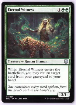 Eternal Witness - Commander Modern Horizons 3 - MTG - Magic - Near Mint - Image 1