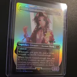 MTG Aerith Gainsborough (Borderless Foil) Final Fantasy 0374 FFVII FF7 NM - Image 3