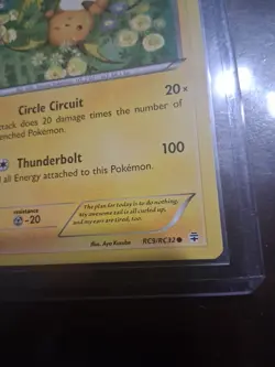 Raichu - Generations: Radiant Collection (GEN) RC9/RC32 Pokemon Trading Card - Image 4