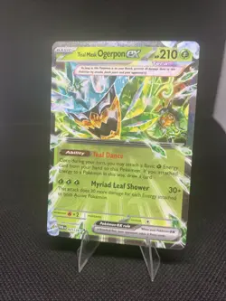 Pokemon TCG Teal Mask Ogerpon EX Twilight Masquerade Card 025/167 Sv06 Mint - Image 1