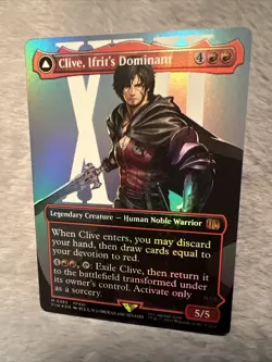 Clive, Ifrit's Dominant (0385) (Borderless) Final Fantasy Foil - Image 2