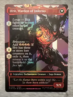 Clive, Ifrit's Dominant (0385) (Borderless) Final Fantasy Foil - Image 4