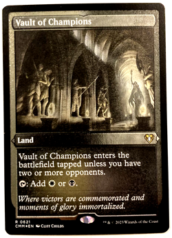 MTG Vault Of Champions FOIL ETCHED Commander Masters 621 NM - Image 1