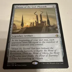 Wizards of the Coast MTG Throne of the God-Pharaoh AKH Rare 237/269 EN Regular - Image 2