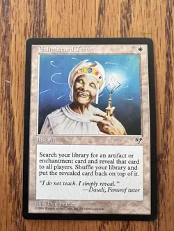 MTG - Magic the Gathering - Enlightened Tutor - Mirage - Unplayed NM - Image 1