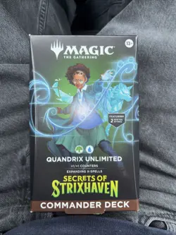 MTG Secrets Of Strixhaven Quandrix Unlimited Commander Deck New/Sealed - Image 1