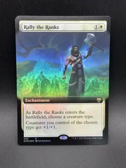 MTG Rally the Ranks R Kaldheim #336 FOIL - Image 1