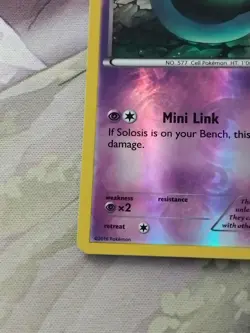 REVERSE HOLO Pokemon TCG Card XY Fates Collide Solosis 33/124 - Image 4