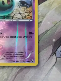 REVERSE HOLO Pokemon TCG Card XY Fates Collide Solosis 33/124 - Image 5