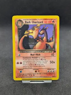 Dark Charizard Team Rocket 21/82 Non-Holo Pokemon WOTC Played - Image 1