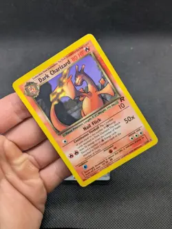 Dark Charizard Team Rocket 21/82 Non-Holo Pokemon WOTC Played - Image 2