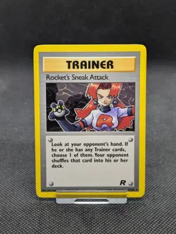 Pokemon Rocket's Sneak Attack 72/82 Team Rocket Rare WOTC LP EXCELLENT - Image 1