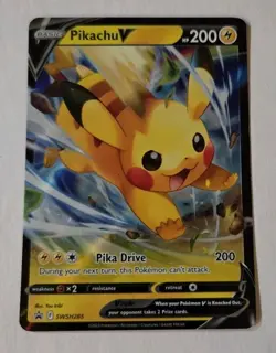 Pikachu V - SWSH285 - SWSH: Sword & Shield Black Star Promo - Pokemon 2023 - Image 1