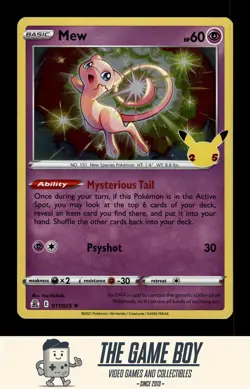 Pokemon TCG: Celebrations - Mew - 011/025 Holo - Image 1