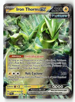 Iron Thorns ex 077/167 Double Rare Twilight Masquerade Pokemon Holo Near Mint - Image 1