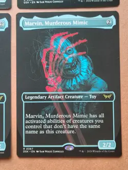 4x Marvin, Murderous Mimic (Showcase) **NEAR MINT** **UNPLAYED** MTG - Image 4