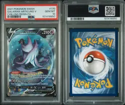Galarian Articuno V 170/198 PSA 10 Sword & Shield Chilling Reign Pokemon Tcg - Image 2