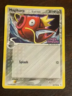 Magikarp 69/110 Pokemon STAMPED Reverse Holon Phantoms Common Moderately Played+ - Image 1