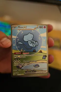 Pokemon TCG Paldean Fates Bubble Mew EX 232/091 Special Illustration Rare SIR NM - Image 1