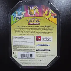 Pokemon TCG: Elemental Power Tin Vaporeon GX + 4 Packs (Sun & Moon) SEALED 820650806490 - Image 2
