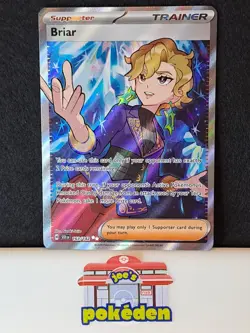 Briar 163/142 Sv07: Stellar Crown Ultra Rare Pokemon TCG NM - Image 1