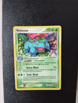 POKEMON VENUSAUR HOLO EX CRYSTAL GUARDIANS 28/100 ENG EXC NO SHINING CHARIZARD - Image 1