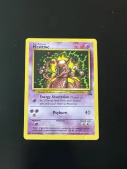 Mewtwo 14 Black Star Movie Promo WOTC Wizards Of The Coast Pokemon Card TCG 1999 - Image 3