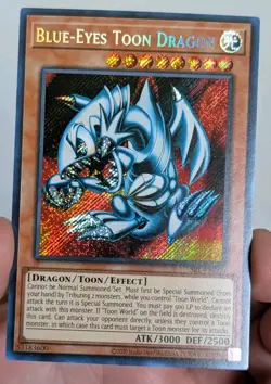 Blue-Eyes Toon Dragon SRL-EN000 Spell Ruler (25th Anniversary Edition) - Image 2