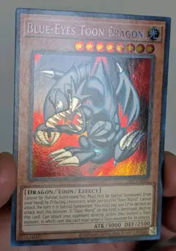 Blue-Eyes Toon Dragon SRL-EN000 Spell Ruler (25th Anniversary Edition) - Image 4