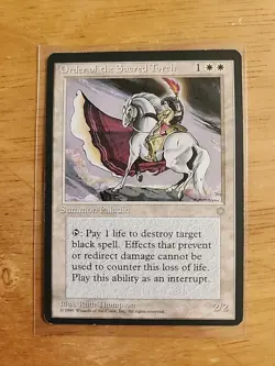 Order of the Sacred Torch - Ice Age - MTG Magic - Rare - White Creature - Image 1