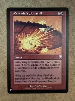 Mercadia's Downfall - The List NM MTG - Image 1