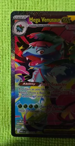 Pokemon Mega Venusaur EX 177/132 – SIR – Mega Evolution Base Set – NM/M - Image 2
