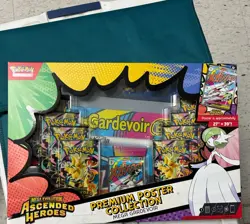 Pokemon Ascended Heroes Premium Poster Collection Mega Gardevoir ex Box - Image 1