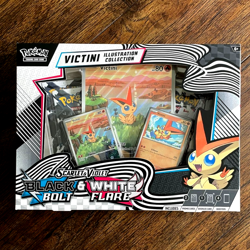 Pokemon TCG Black Bolt & White Flare Unova Victini Illustration Collection - Image 1