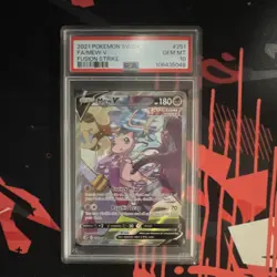 Pokemon Mew V Ultra Rare Full Art Holo Fusion Strike 251/264 180 HP Psychic - Image 1