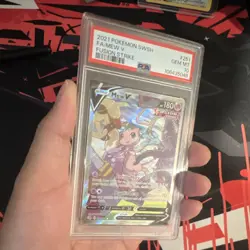 Pokemon Mew V Ultra Rare Full Art Holo Fusion Strike 251/264 180 HP Psychic - Image 3