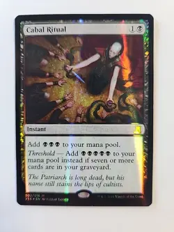 MTG Cabal Ritual From the Vault: Lore Foil 002/016 Magic The Gathering NM - Image 1
