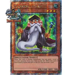 Yugioh! 1x Mathematician RA04-EN223 Quarter Century Secret Rare 1st Ed NM - Image 1