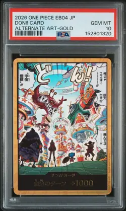 2026 One Piece EB04 Japanese EGGHEAD GOLD DON!! PSA 10 - Image 1